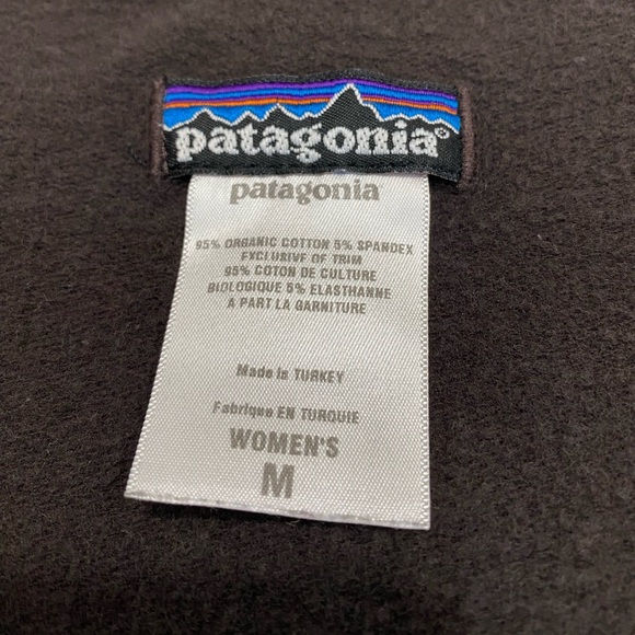 Patagonia Brown Wrap Tie V-neck Casual Long Sleeves Cardigan Top Size M - Picture 3 of 10